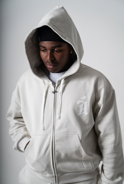 ONE OF A KIND HOODIE - BEIGE